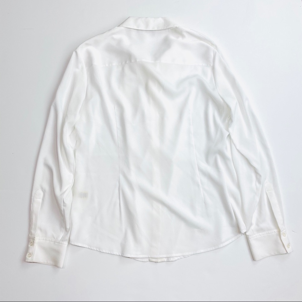 Karl Lagerfeld White Bottom Up Shirt - image 2